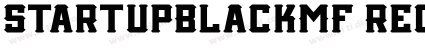 StartUpBlackMF Regul字体转换